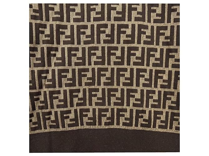 Fendi Strickware aus Baumwolle für Damen Braun - Ansicht 4