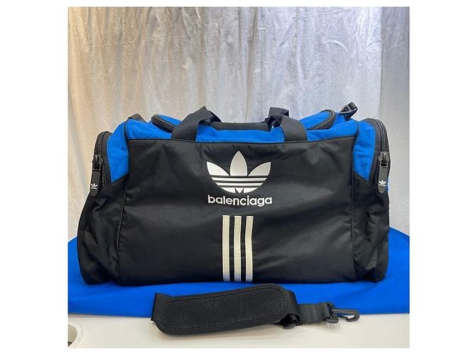 Balenciaga Saco de ginástica de nylon Multicor - vista 2