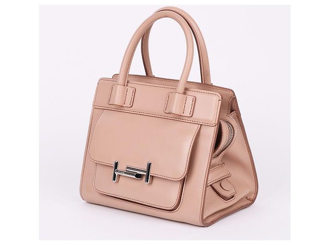 Tod's Mini borsa a tracolla in doppio pelle beige chiaro Marrone - Ansicht 3