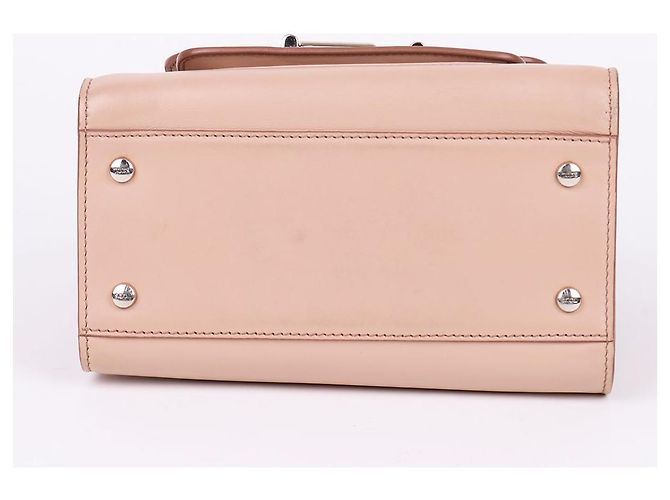 Tod's Mini borsa a tracolla in doppio pelle beige chiaro Marrone - Ansicht 8