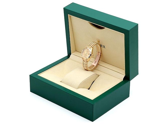 Rolex Original Diamond Datejust Gold Damenuhr Golden - Ansicht 25