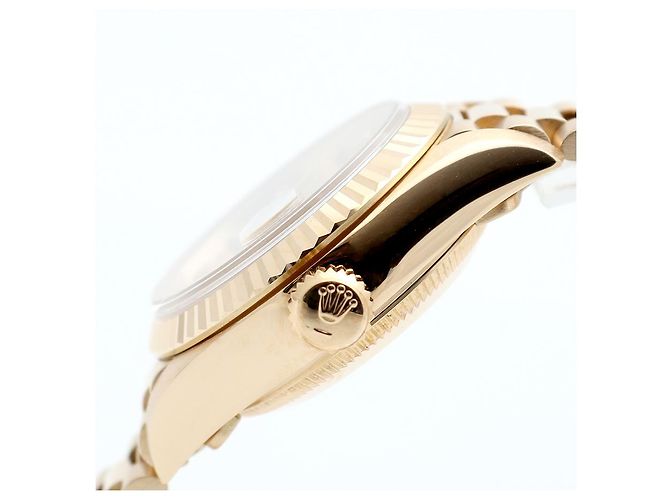 Rolex Original Diamond Datejust Gold Damenuhr Golden - Ansicht 9