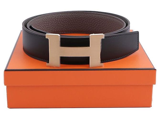 Hermès Constance Belt Buckle Reversible Leather Strap Multiple colors - view 9