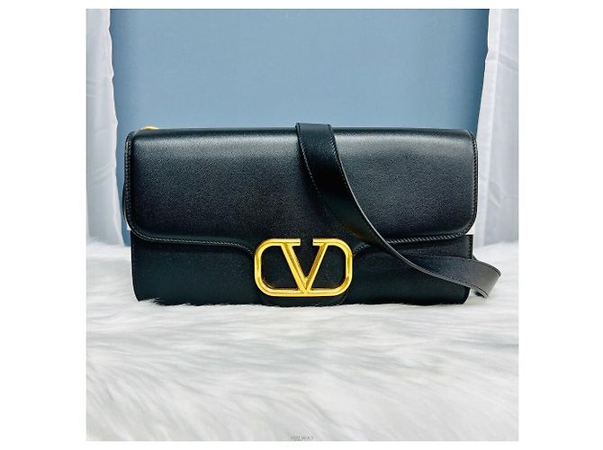 Valentino Borsa a tracolla da uomo Logo Signature Loco Rosso - vista 2