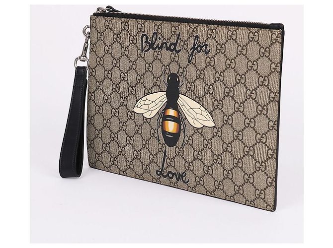 Gucci Bee Printed Medium Strap Clutch Bag - view 2