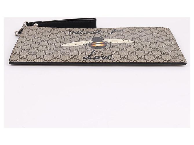 Gucci Bee Printed Medium Strap Clutch Bag - view 6