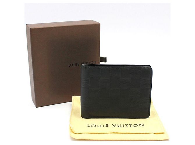 Louis Vuitton Black Damier Infini Multiple Wallet - view 2
