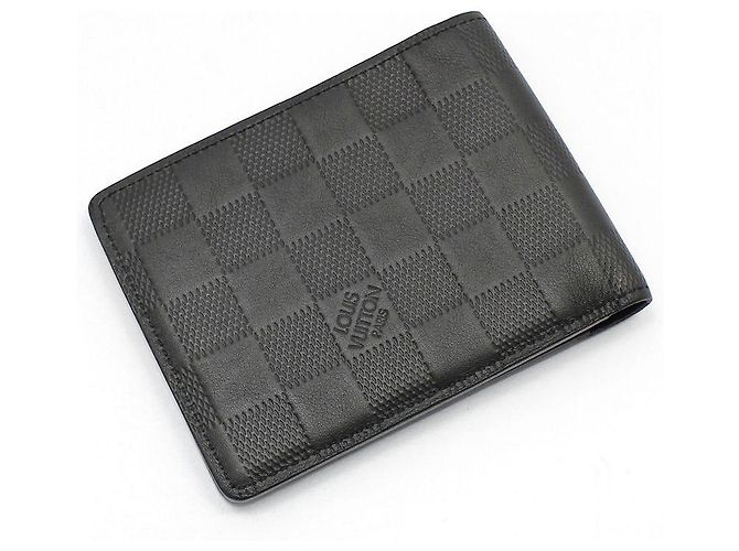 Louis Vuitton Black Damier Infini Multiple Wallet - view 4