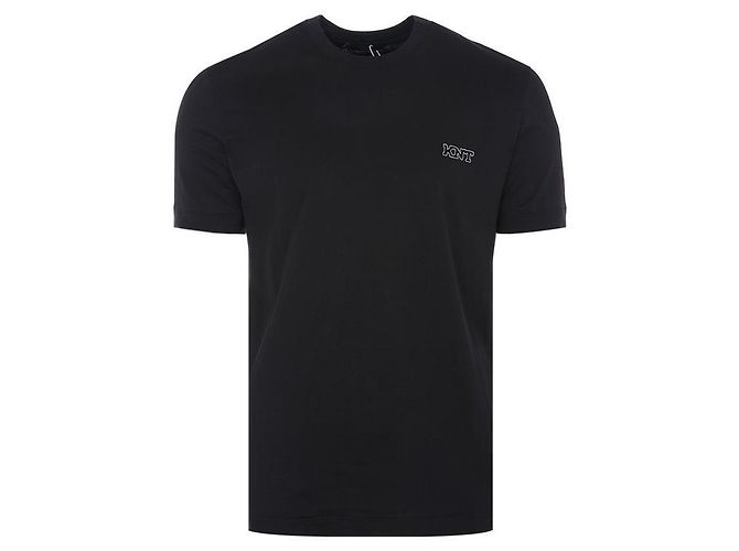 Kiton KNT T-Shirt mit besticktem Logo in Schwarz - Ansicht 2