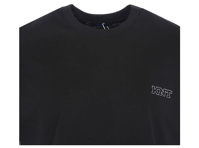Kiton KNT T-Shirt mit besticktem Logo in Schwarz - Ansicht 4