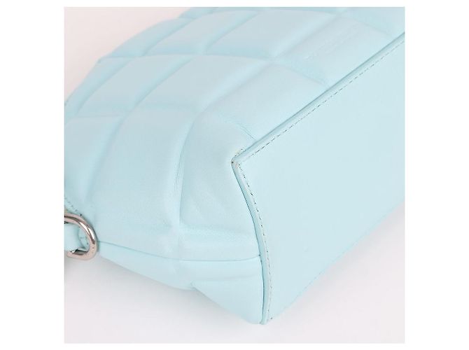 Bottega Veneta Bolsa transversal acolchoada cor menta Verde - vista 10
