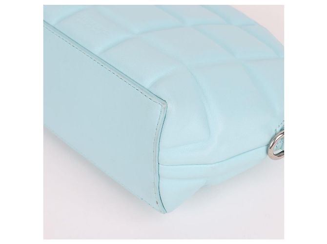 Bottega Veneta Bolsa transversal acolchoada cor menta Verde - vista 11