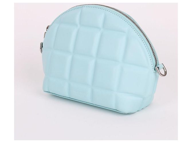 Bottega Veneta Bolsa transversal acolchoada cor menta Verde - vista 4