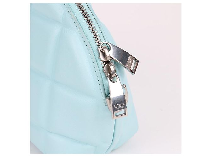 Bottega Veneta Bolsa transversal acolchoada cor menta Verde - vista 6