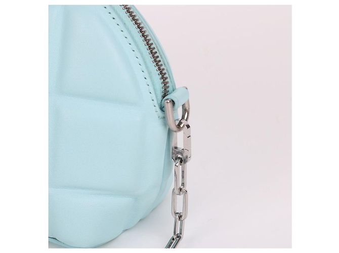 Bottega Veneta Bolsa transversal acolchoada cor menta Verde - vista 7