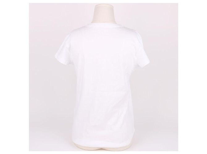 Zadig & Voltaire Camiseta branca com múltiplas estampas para mulher Branco - vista 4