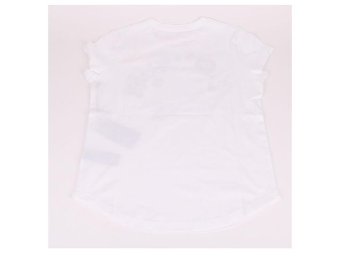 Zadig & Voltaire Camiseta branca com múltiplas estampas para mulher Branco - vista 6