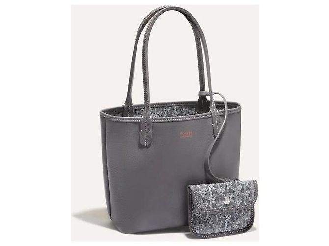 Goyard Mini Sac Anjou Gris - vue 3