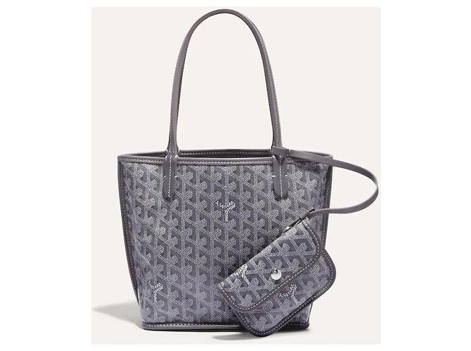Goyard Mini Sac Anjou Gris - vue 4