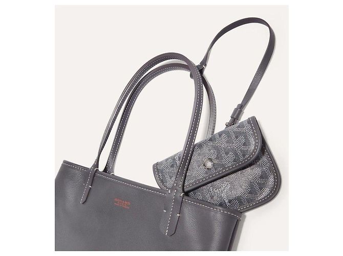 Goyard Mini Sac Anjou Gris - vue 5