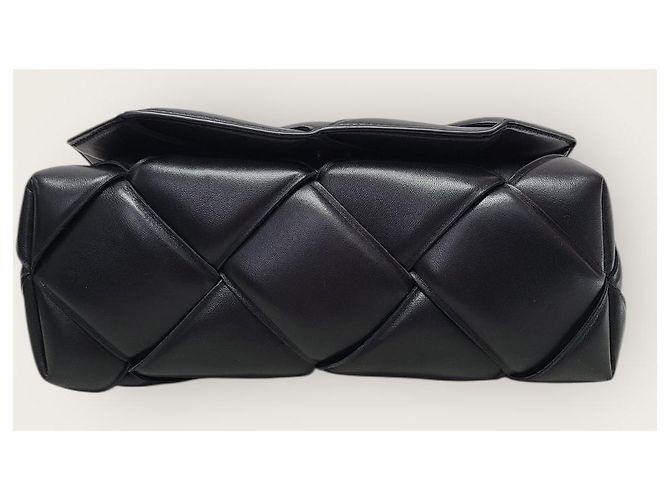Bottega Veneta Borsa a mano e a spalla con manico superiore in Intrecciato nero - vista 6