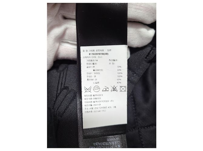 Balenciaga Gesteppte Jacke mit BB Logo Monogramm in Dunkelgrau und Schwarz Braun - Ansicht 5