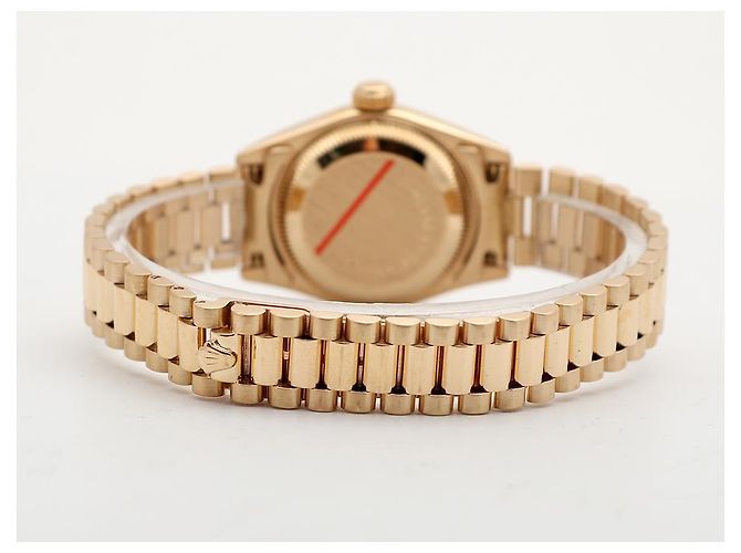 Rolex Datejust in oro da donna, quadrante originale con dieci diamanti D'oro - vista 13