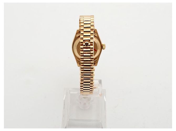 Rolex Datejust in oro da donna, quadrante originale con dieci diamanti D'oro - vista 5