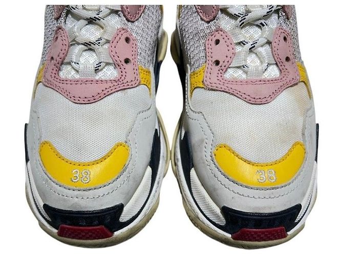 Balenciaga Sneakers Palladium Multi Triple Bianco Giallo Rosso - vista 4