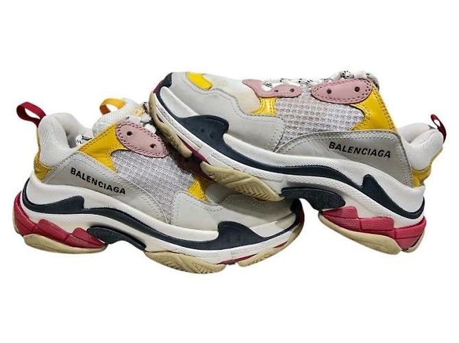 Balenciaga Sneakers Palladium Multi Triple Bianco Giallo Rosso - vista 5