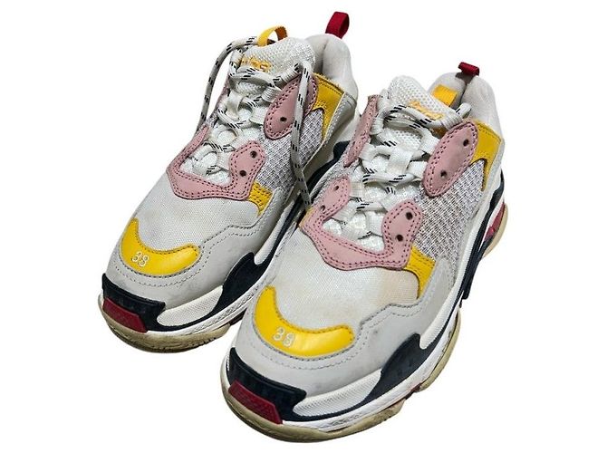 Balenciaga Sneakers Palladium Multi Triple Bianco Giallo Rosso - vista 7