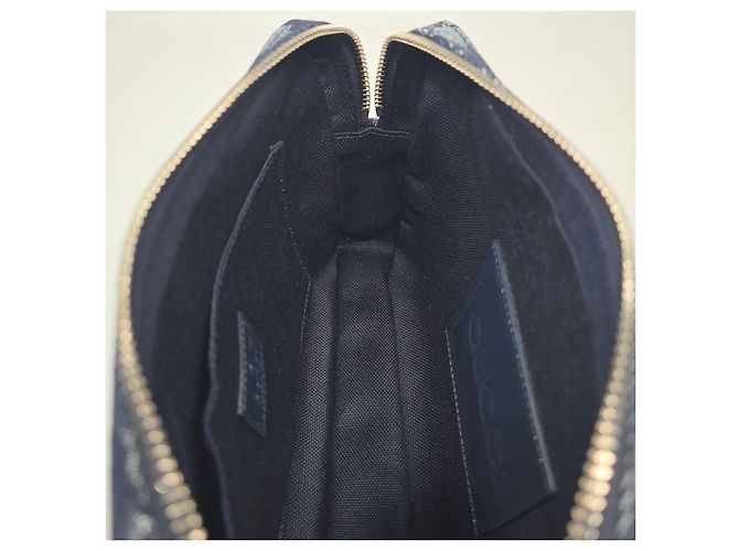 Gucci Piccola borsa a tracolla in denim Argento - vista 10