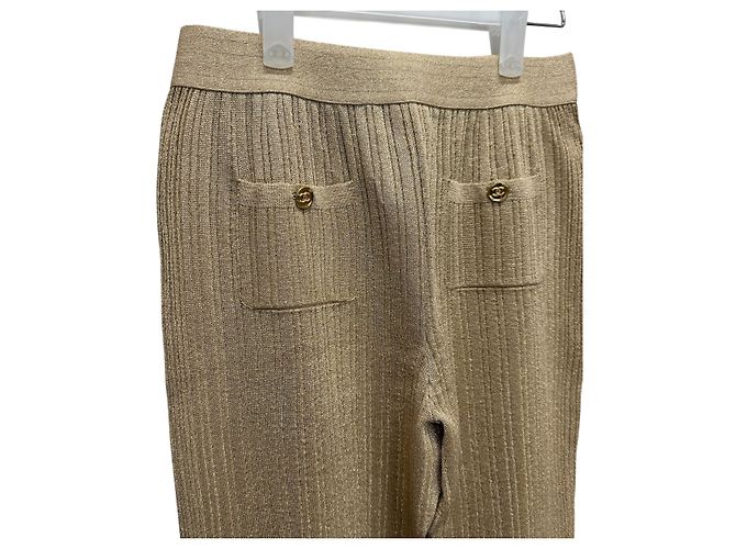 Chanel Pantalones de rayón con cintura elástica Multicolor - vista 2