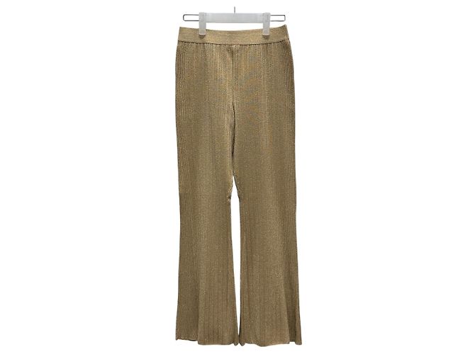 Chanel Pantalones de rayón con cintura elástica Multicolor - vista 3