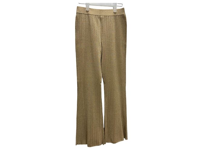 Chanel Pantalones de rayón con cintura elástica Multicolor - vista 4