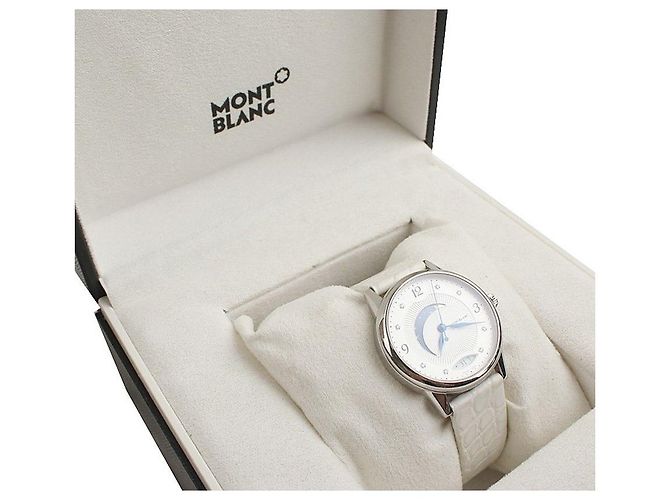 Montblanc Bohème Day Night Diamond Glossy Wani Band Uhr Weiß - Ansicht 7