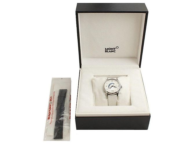 Montblanc Bohème Day Night Diamond Glossy Wani Band Uhr Weiß - Ansicht 9