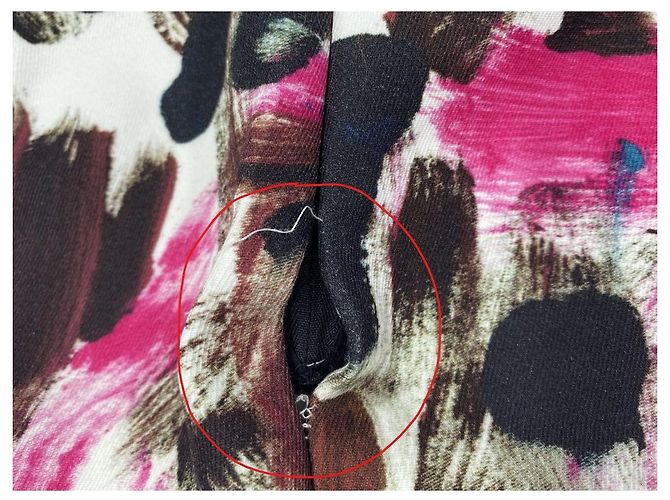 Marni Artículo reacondicionado Vestido midi de algodón para mujer IT con estampado Blanco - vista 5