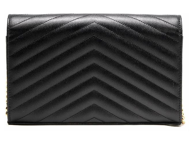Saint Laurent Bolsa de ombro acolchoada Preto - vista 3