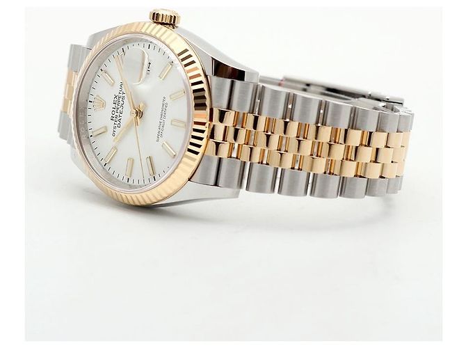 Rolex Reloj Datejust para hombre con esfera blanca combinada Garantía Blanco - vista 12
