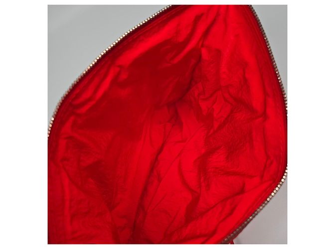 Bottega Veneta Gepolsterte Nylon-Cassette-Dokumentenmappe Rot - Ansicht 11