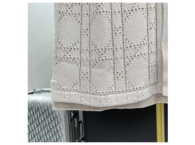 Dior Canage Strick-T-Shirt mit kurzen Ärmeln Mehrfarben - Ansicht 4