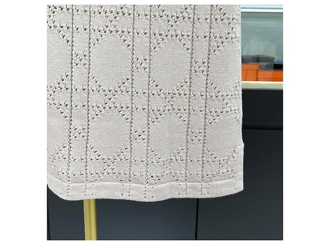 Dior Canage Strick-T-Shirt mit kurzen Ärmeln Mehrfarben - Ansicht 7