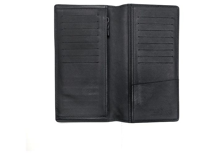 Louis Vuitton Monogram Shadow Brazza Wallet Black - view 5