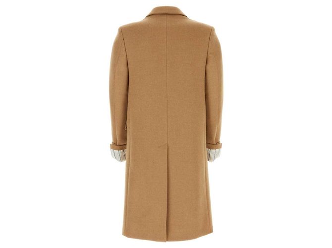 Gucci City Label Kamelhaar Mantel Beige - Generalüberholt Braun - Ansicht 2