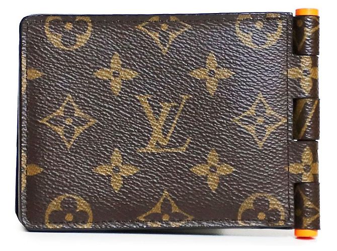 Louis Vuitton Monogram Virgil Abloh Multiple Wallet Small Wallet (Limited Edition) Black - view 5