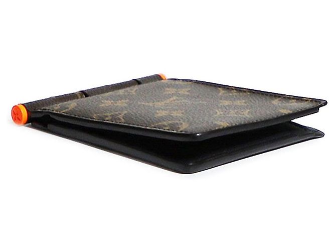 Louis Vuitton Monogram Virgil Abloh Multiple Wallet Small Wallet (Limited Edition) Black - view 7