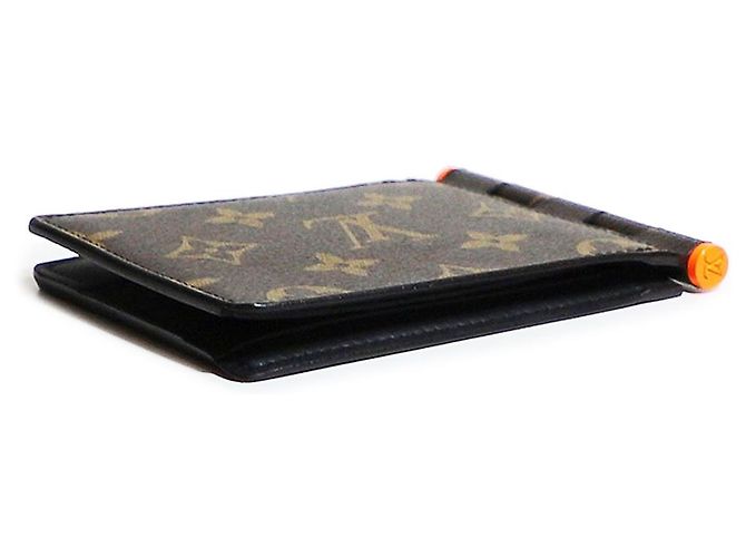 Louis Vuitton Monogram Virgil Abloh Multiple Wallet Small Wallet (Limited Edition) Black - view 8