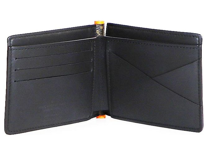 Louis Vuitton Monogram Virgil Abloh Multiple Wallet Small Wallet (Limited Edition) Black - view 9