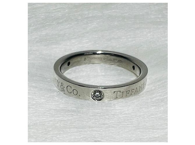 Tiffany & Co Anello Tiffany in platino e diamanti Misura Multicolore - vista 5